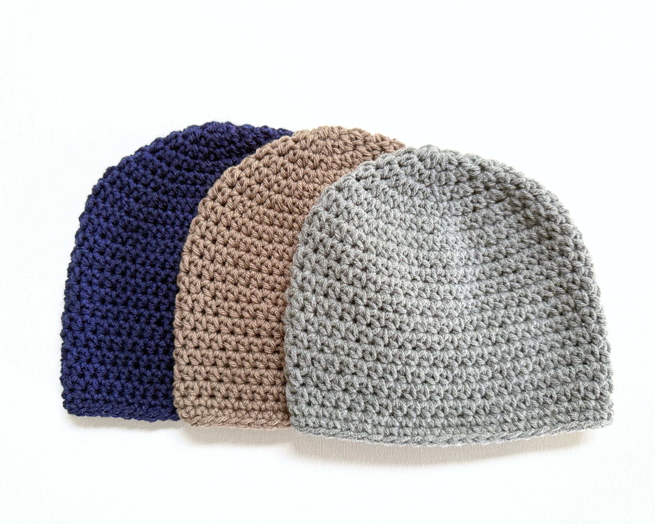 Fast Favorite Crochet Beanie Pattern - 3 Adult Sizes - Beginner-Friendly - Instant Download