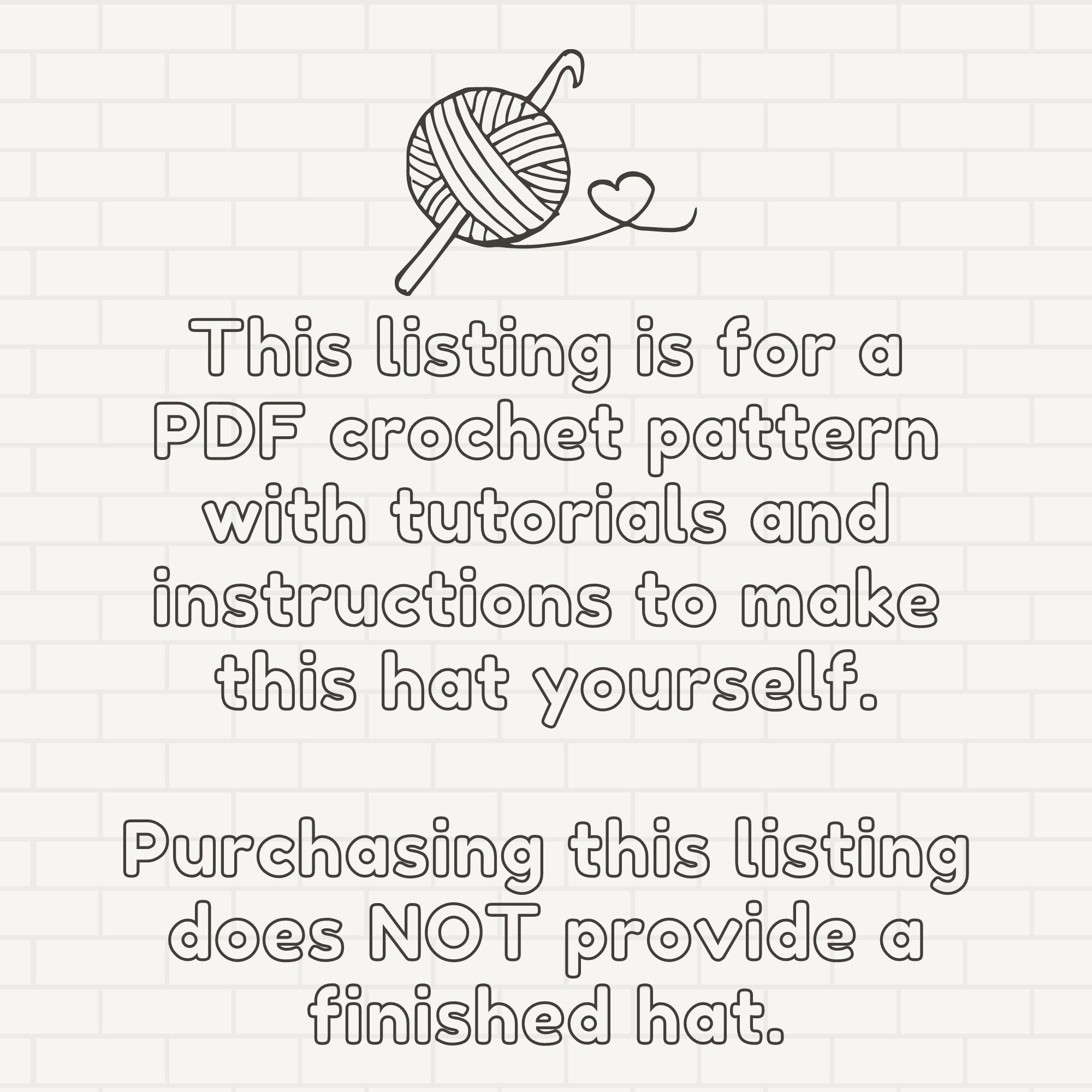 Trendy Bucket Hat Crochet Pattern - 3 Adult Sizes - Instant Download