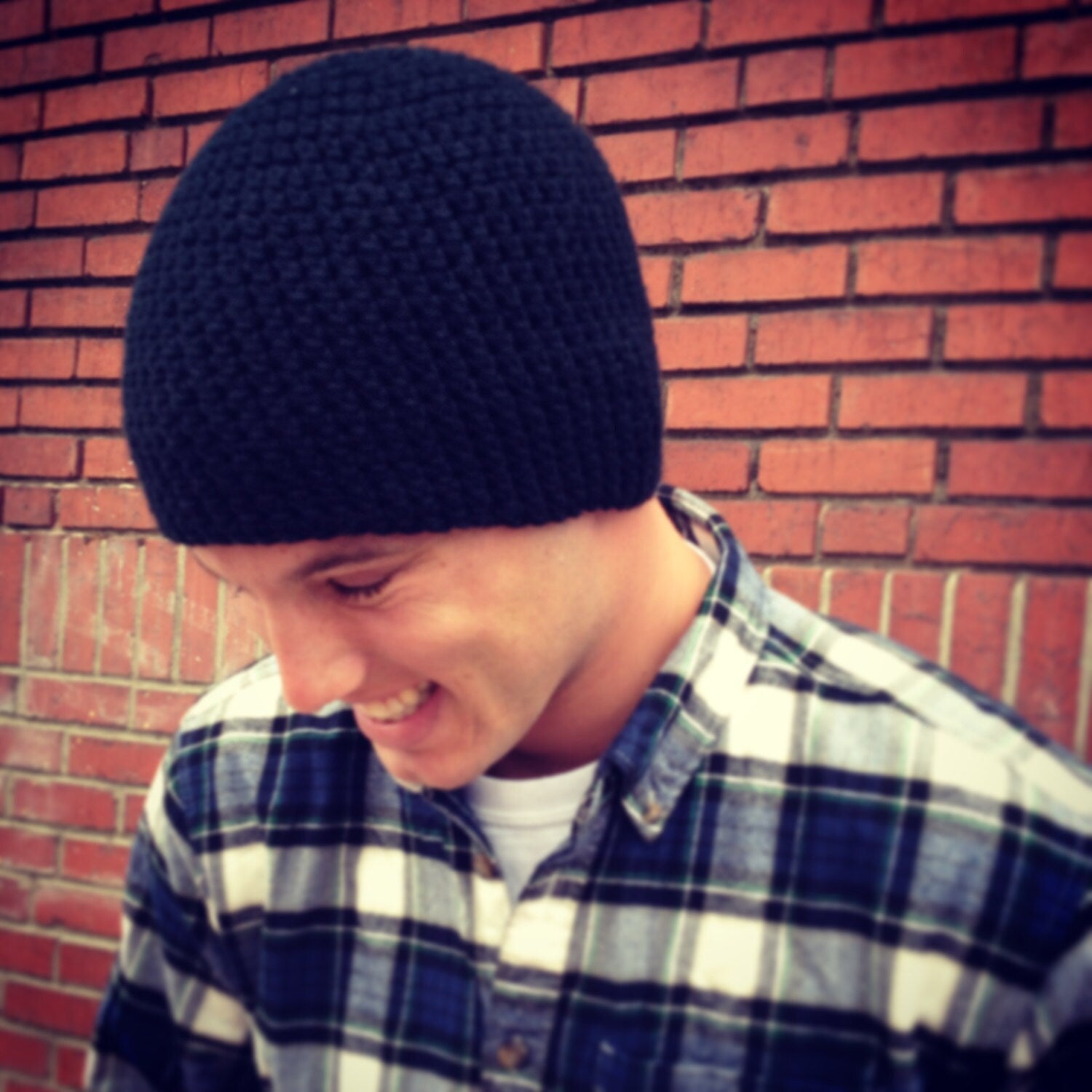 Men's Easy Crochet Beanie Pattern - Beginner-Friendly Stocking Hat PDF