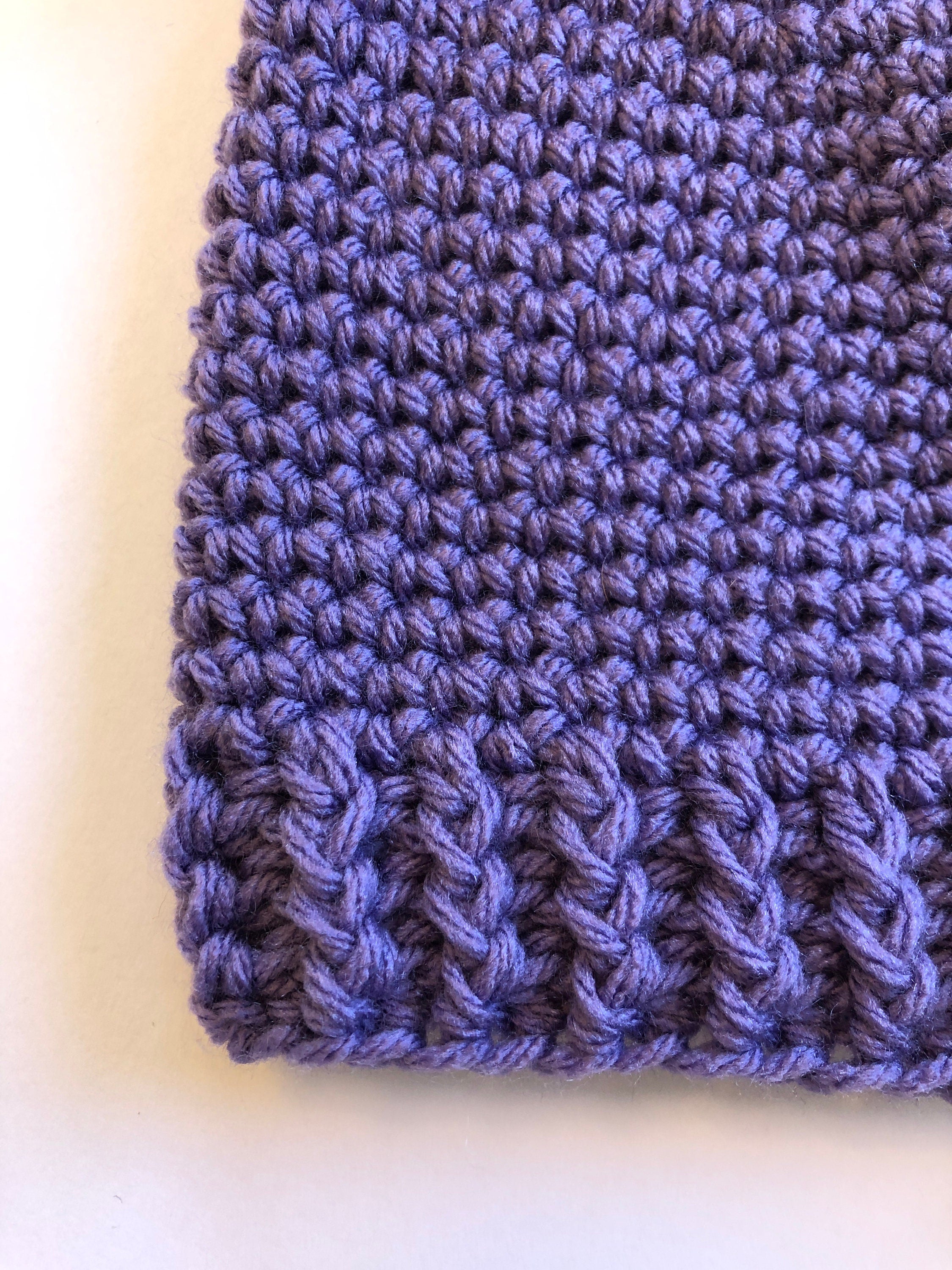 Kids Double Pom Pom Beanie Crochet Pattern - Ages 3-12 - Instant Download