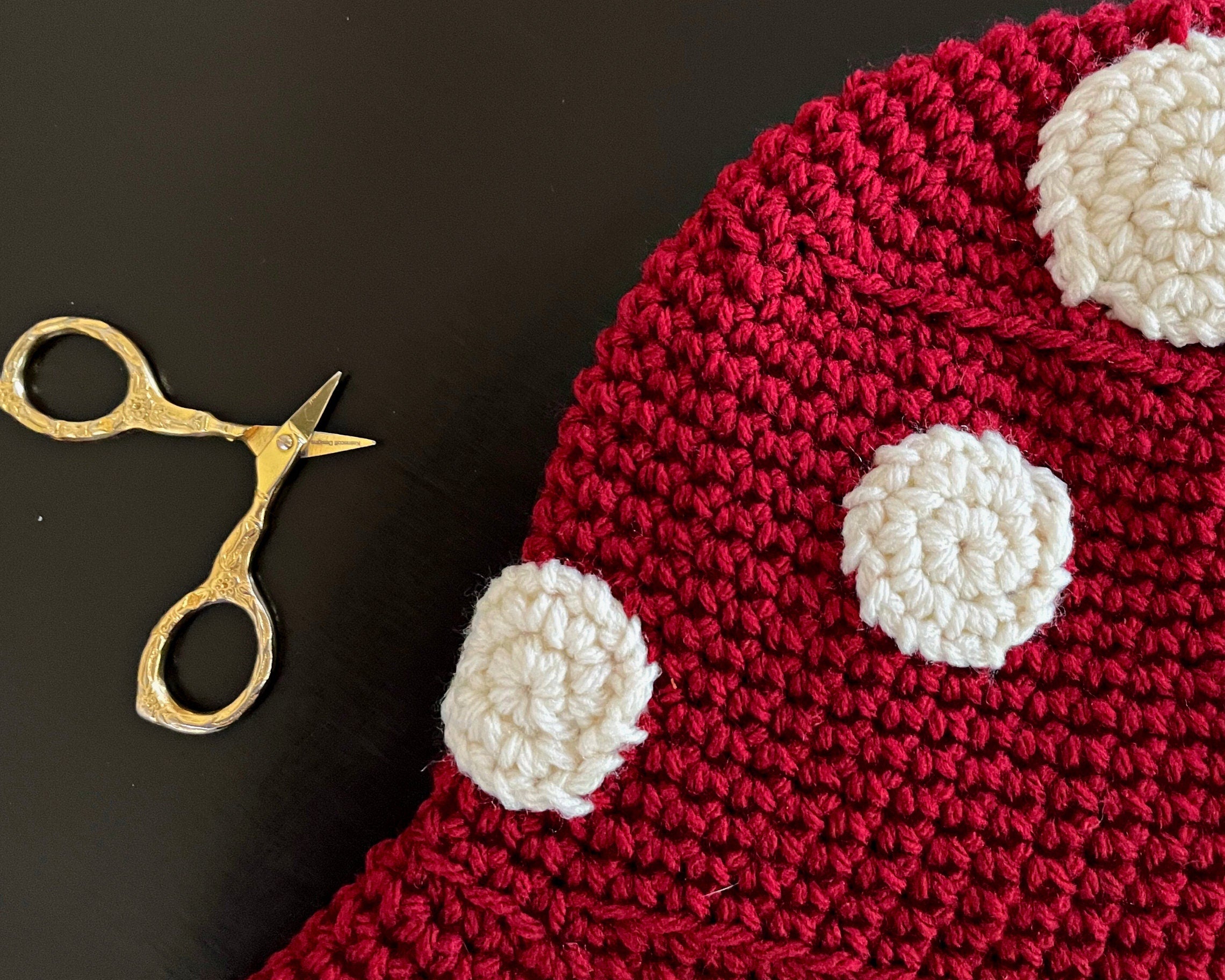 Easy Mushroom Bucket Hat Crochet Pattern - 3 Adult Sizes - Instant Download