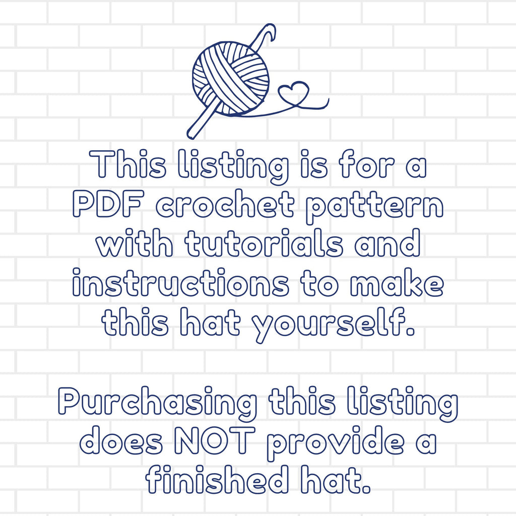 19 Men's Easy Beanie Crochet Pattern Bundle - Instant PDF Download