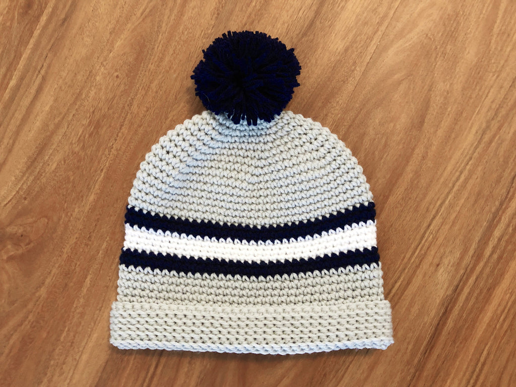 19 Men's Easy Beanie Crochet Pattern Bundle - Instant PDF Download