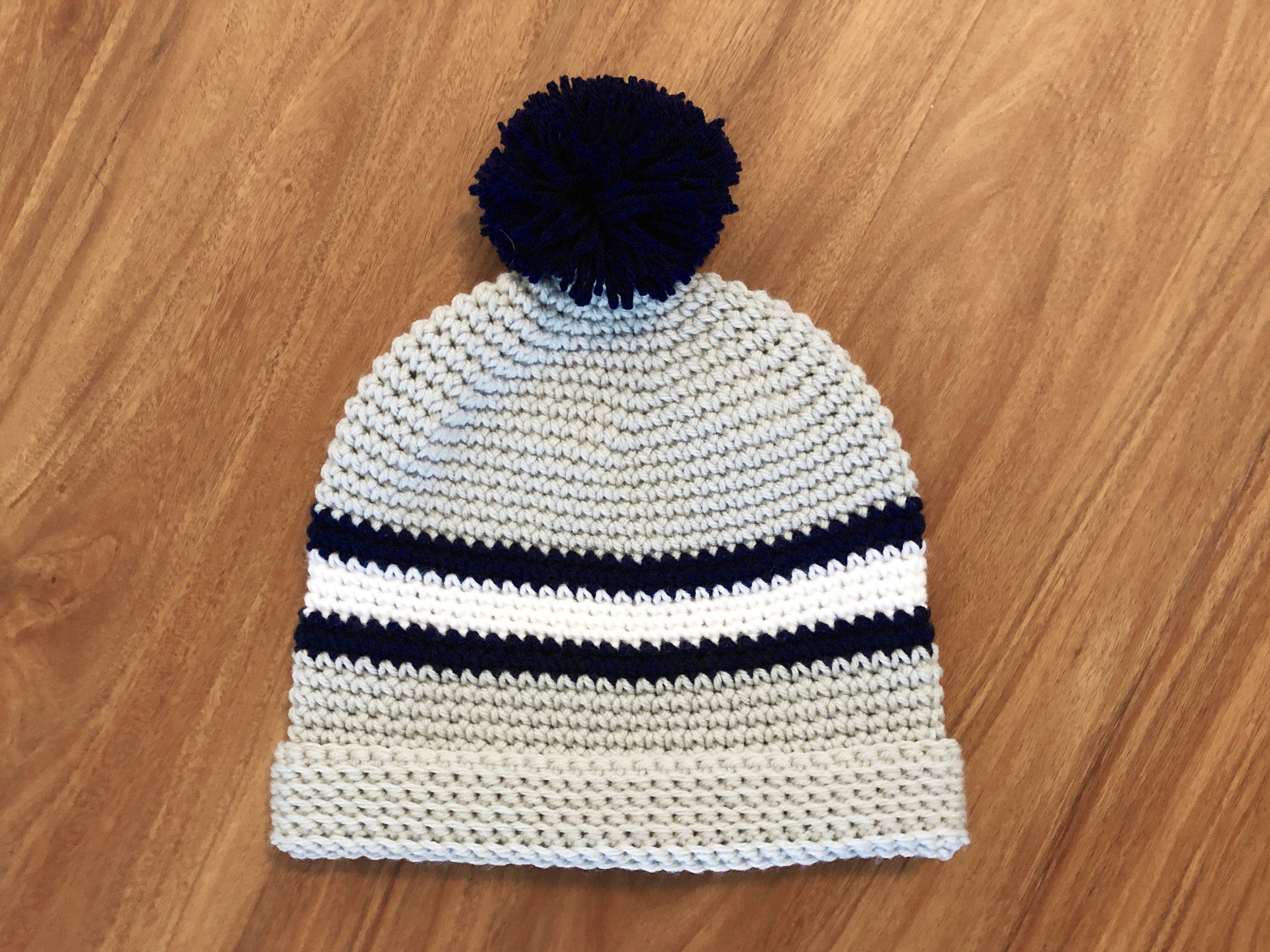 19 Men's Easy Beanie Crochet Pattern Bundle - Instant PDF Download