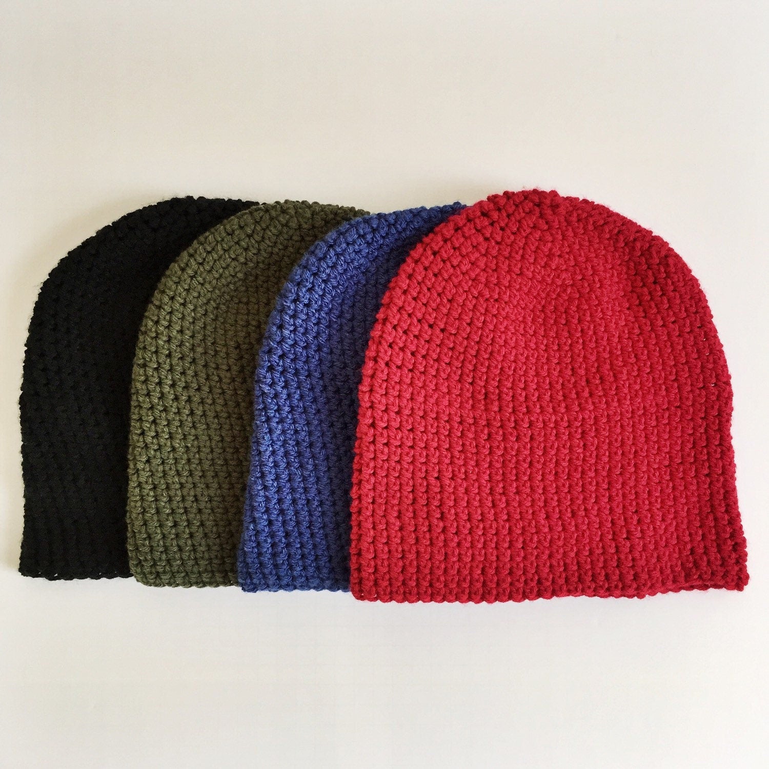 Effortless Slouchy Beanie Crochet Pattern - Fits Men and Women's Sizes - Instant Download