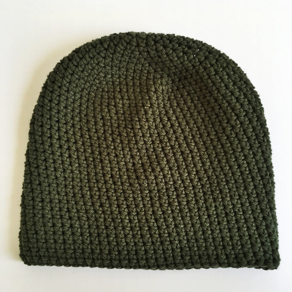 Effortless Slouchy Beanie Crochet Pattern - Fits Men and Women's Sizes - Instant Download