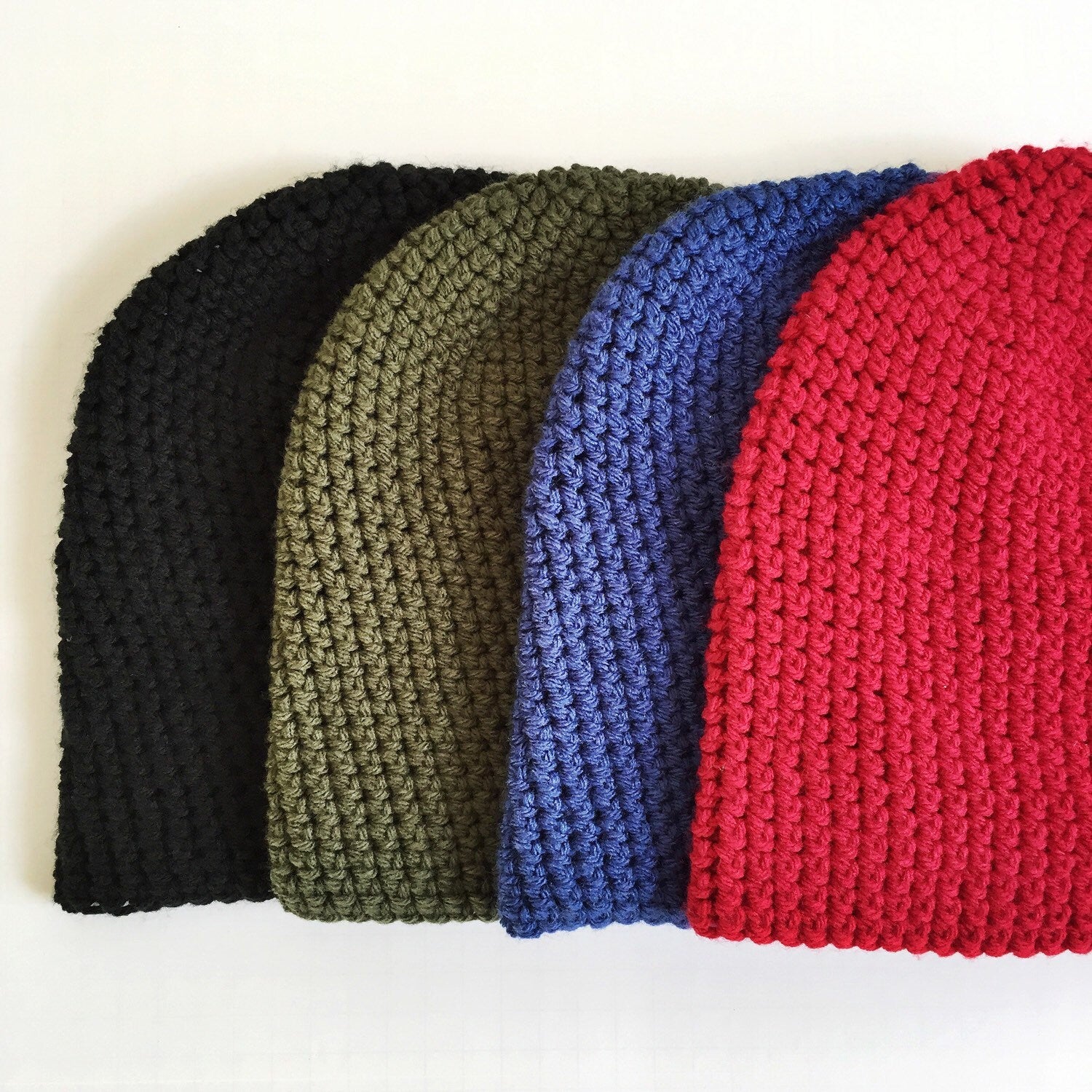 Effortless Slouchy Beanie Crochet Pattern - Fits Men and Women's Sizes - Instant Download